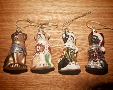 Glas Christbaumschmuck – 4er