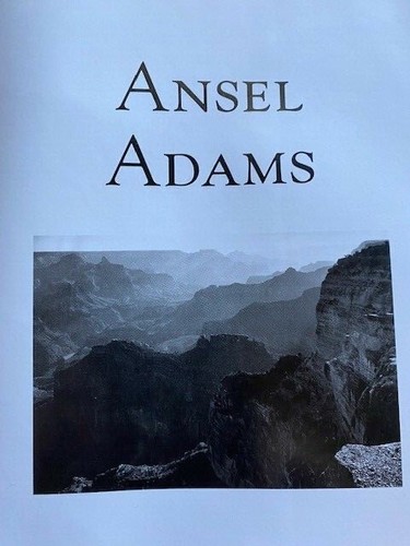 Ansel adams fotografie - sw,