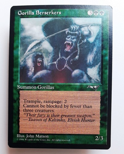 Gorilla berserkers - ►gorilla,
