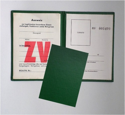 Ddr nva dienstausweis - ddr,