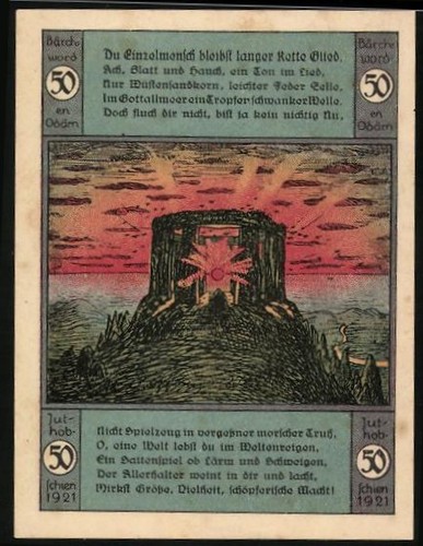 Notgeld artern elbe 1921 - elbe,
