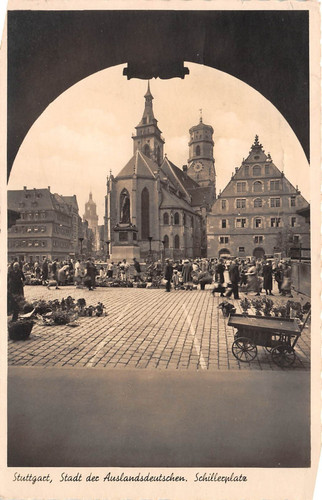 Stuttgart stadt der - ak,