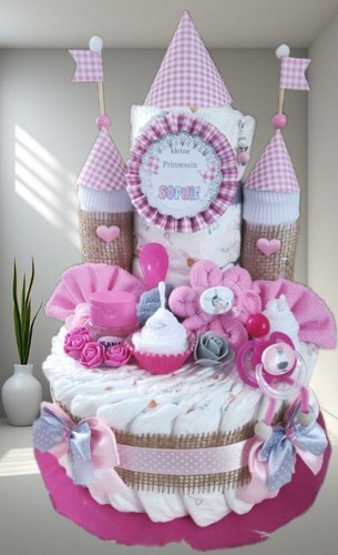Windeltorte rosa für - ,