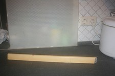 Abschlussleiste Arbeitsplatte 59 cm lang, Kiefer