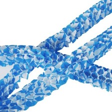 2 Mini-Girlanden, "Bayrisch Blau" L=2m, D=8cm Dekoration Oktoberfest Bayernraute