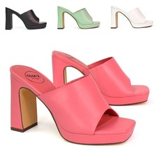 Damenschuhe Slipper Plateau