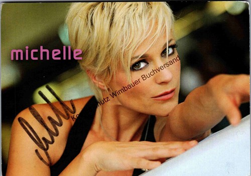 Original autogramm michelle - autogramm,