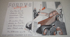 Jahr 1936 orig. Reklame Werbung Auto Ford V-8 welterprobt