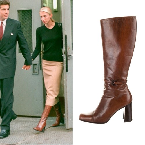 Vintage brown prada knee - vintage,