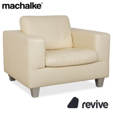 Machalke Leder Sessel Creme