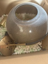 Glashütte Limburg Lampe 70er Schaumglas Panton Ära“