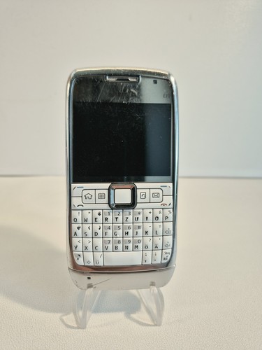 Nokia e71 handy - weiß, chrom