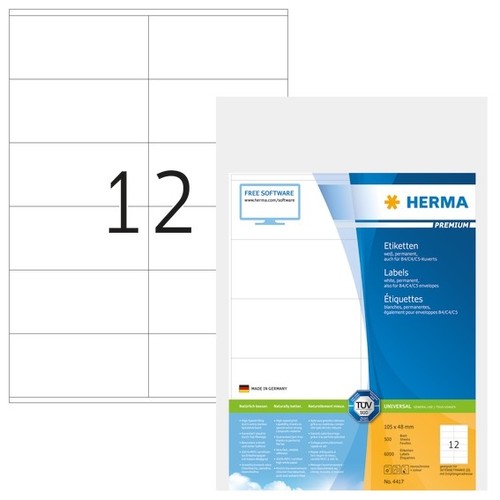 Herma 4417 etiketten premium - herma,