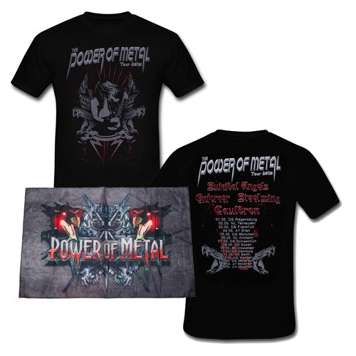 Power metal 2010 tour shirt - power,