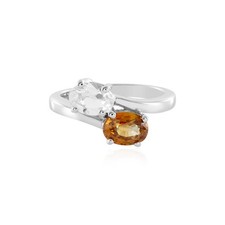 Cavill Damenring Silber Sterlingsilber Mandarin Zirkon 1,27ct Topas 0,78ct
