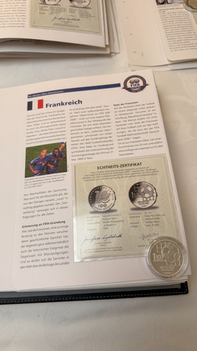 Silbermünze frankreich fifa - frankreich,