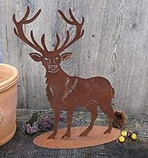 Hirsch 45 cm hoch  aus Metall