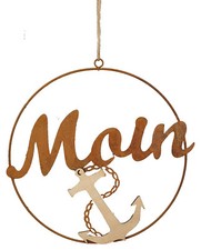 Maritime Wanddeko Rost Moin