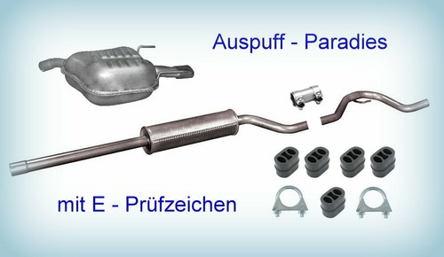 Abgasanlage mit endblende - abgasanlage,