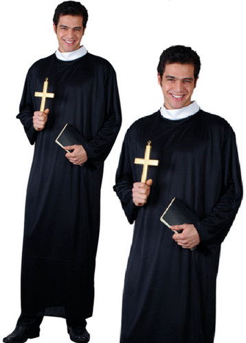 Herren priester kostüm - priester,