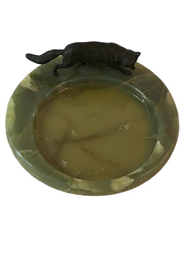 Antiker art deco bronze - bronze, fuchs