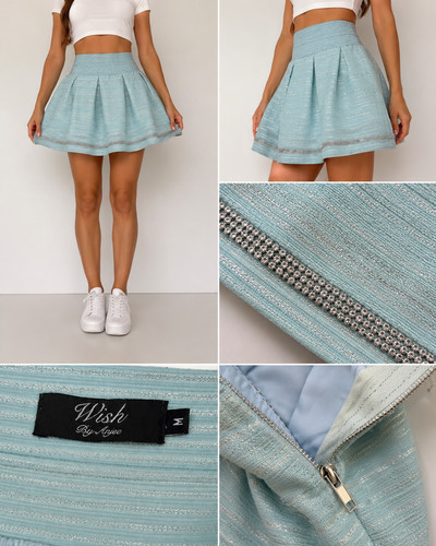 Taillenrock mit glitzer - taillenrock,