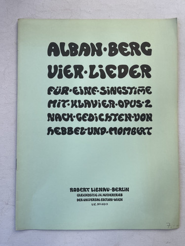 Noten berg vier - noten.,