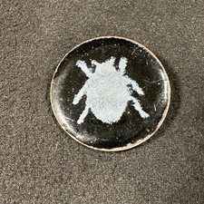 Brosche Stein 3,2 cm Käfer