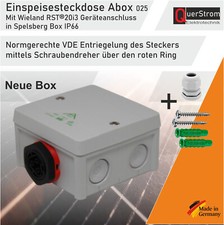 Wieland Einspeisedose Einspeisesteckdose auf Putz mit Spelsberg ABOX im Angebot