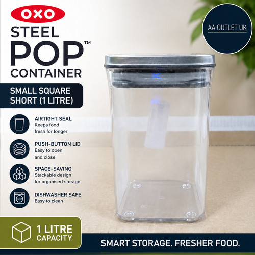 Oxo steel pop behälter - oxo,