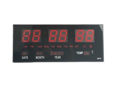 LED Wanduhr mit Timer Wecker