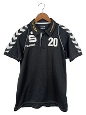 Hummel Herren Poloshirt Handball Schwarz Gr. 40/XXS Sportlich Olympische Spiele