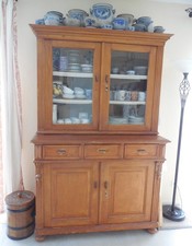 Omas antikes Küchenbuffet Küchenschrank Küchenkredenz Jugendstil Echtholzschrank