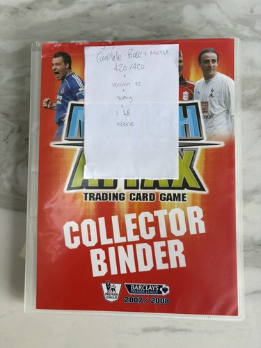 Topps match attax 2007 - attax, 2007/08