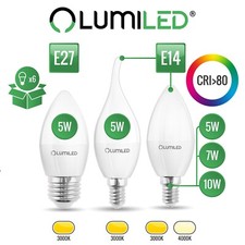 LUMILED 6x E27 E14 LED