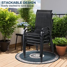 4tlg gartenstuhl hochlehner - gartenstuhl,