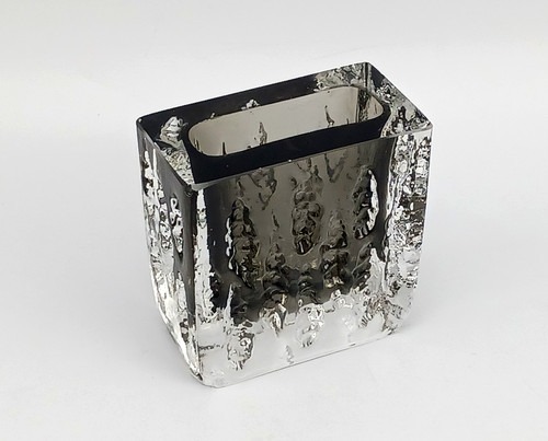 Ingrid glas vase borkenrelief - glas,