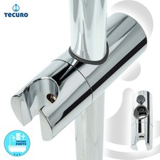 tecuro Gleiter Schieber Brausehalter für Wandstange in Ø 18, 20, 22, 25 mm chrom