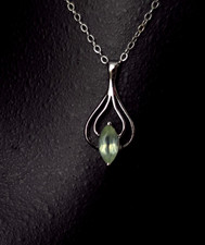 Anhänger Silber 925 Prehnit