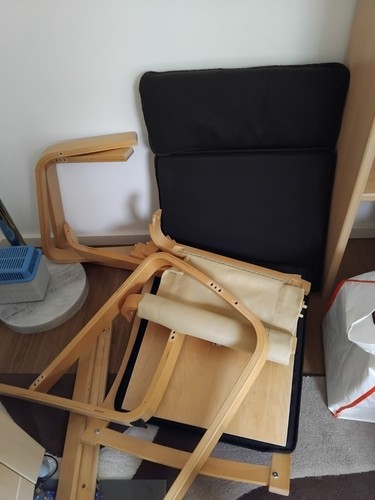Ikea poäng sessel mit hocker - poÄng,