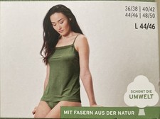 Damen Unterhemd Hemdchen Gr. L 44/46 Grün  NEU