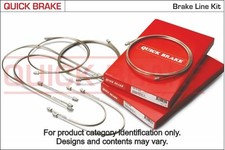 Brake line set quick brake