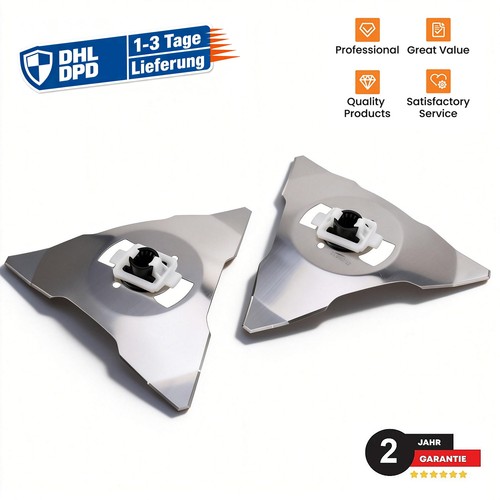Edelstahl ersatzklinge - 2x,