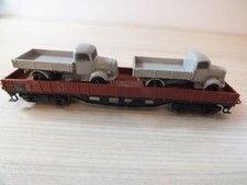 Märklin Güterwagen mit 2x Märklin LKW´s