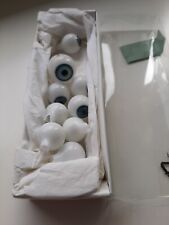 uralte Glasaugen für Puppen, Blau