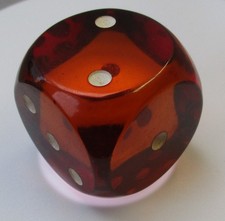 großer XXL Würfel Kunstharz