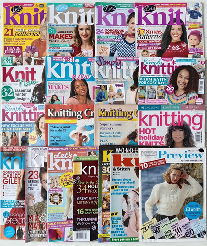 Various knitting magazines - various,