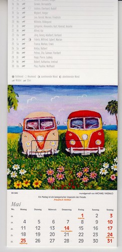 Kunst kalender 2026 mit - mit, 12