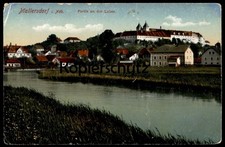 ALTE POSTKARTE MALLERSDORF-PFAFFENBERG PARTIE AN DER LABER AK Ansichtskarte post