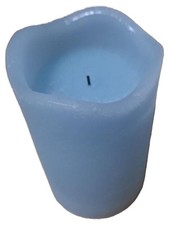 HSE LED Kerze Blau Kunststoff
